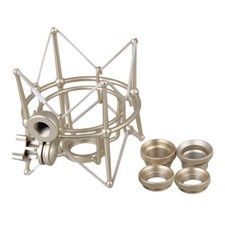 Spider Shock Rubber Band Steel Ring for Newman U87 Micropone Silver