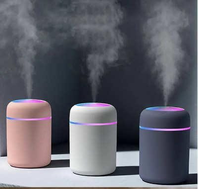 300ml Portable Humidifier USB Ultrasonic Dazzle Cup Aroma Diffuser Cool Mist 
