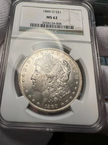 1889-O Morgan Silver Dollar NGC MS62