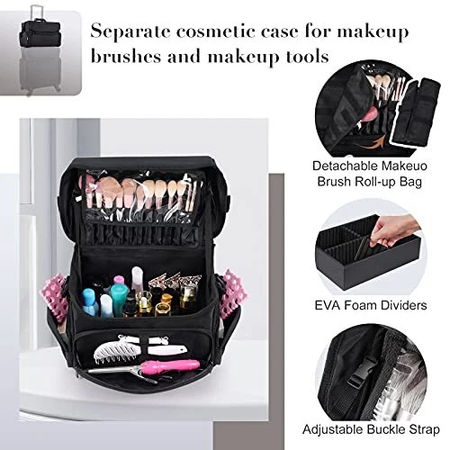 Soft Sided Makeup Train Case Saubhaya Makeup