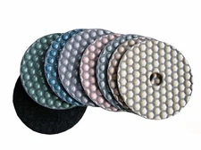 4" Diamond Dry Polishing Pad Grit 50-400 X 70 Pieces for stone granite marble