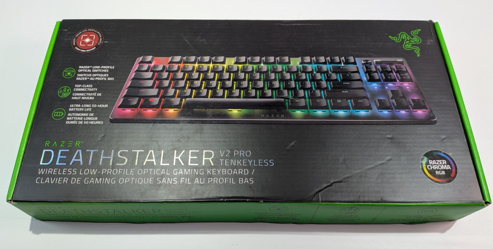 Razer DeathStalker V2 Pro Wireless Gaming Keyboard, Full Siz