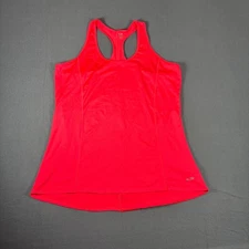 Champion Gear Active Tank Top Womens XL Neon Red Racer Back Gym DuoDry Stretch