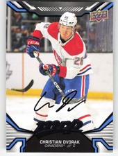 Christian Dvorak, 2022-23 Upper Deck MVP, #106, Montreal Canadiens,