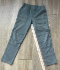 Tea Collection Unisex Olive Green Jogger Pants Size 8 Soft Stretch Knit