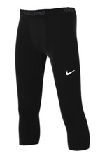 Nike Kid's Boy Dri-fit 3/4 Length Tights Black/White
