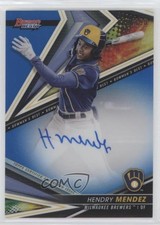 2022 Bowman's Best of Blue Refractor 10/150 Hendry Mendez #B22-HM Auto 0j9w