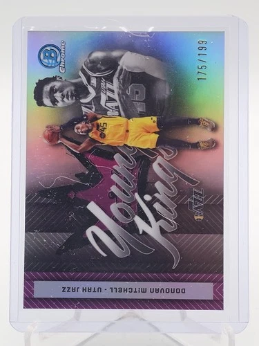 DONOVAN MITCHELL 2025-26 BOWMAN CHROME YOUNG KINGS FUCHSIA REFRACTOR /199 Q5194