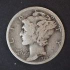 1927  *D * MERCURY HEAD SILVER DIME- FREE SHIPPING! C3794