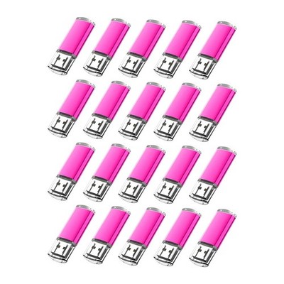 20x USB Stick 2.0 Pink Memory Speicherstick Speichermedien Flash Drive USB 1 GB