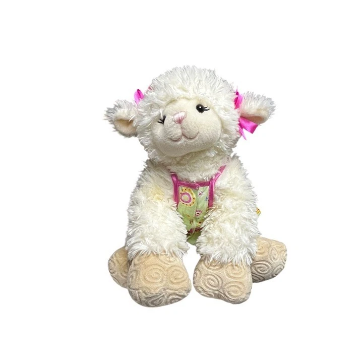 Build A Bear Swirly Lamb Stuffed Animal Stuffy Collectible Discontinued 2011 - Image 2 of 4