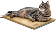 Heated Cat Bed Pad Indoor Cats Thermo-Kitty Mat Calming Warm Heating Pad
