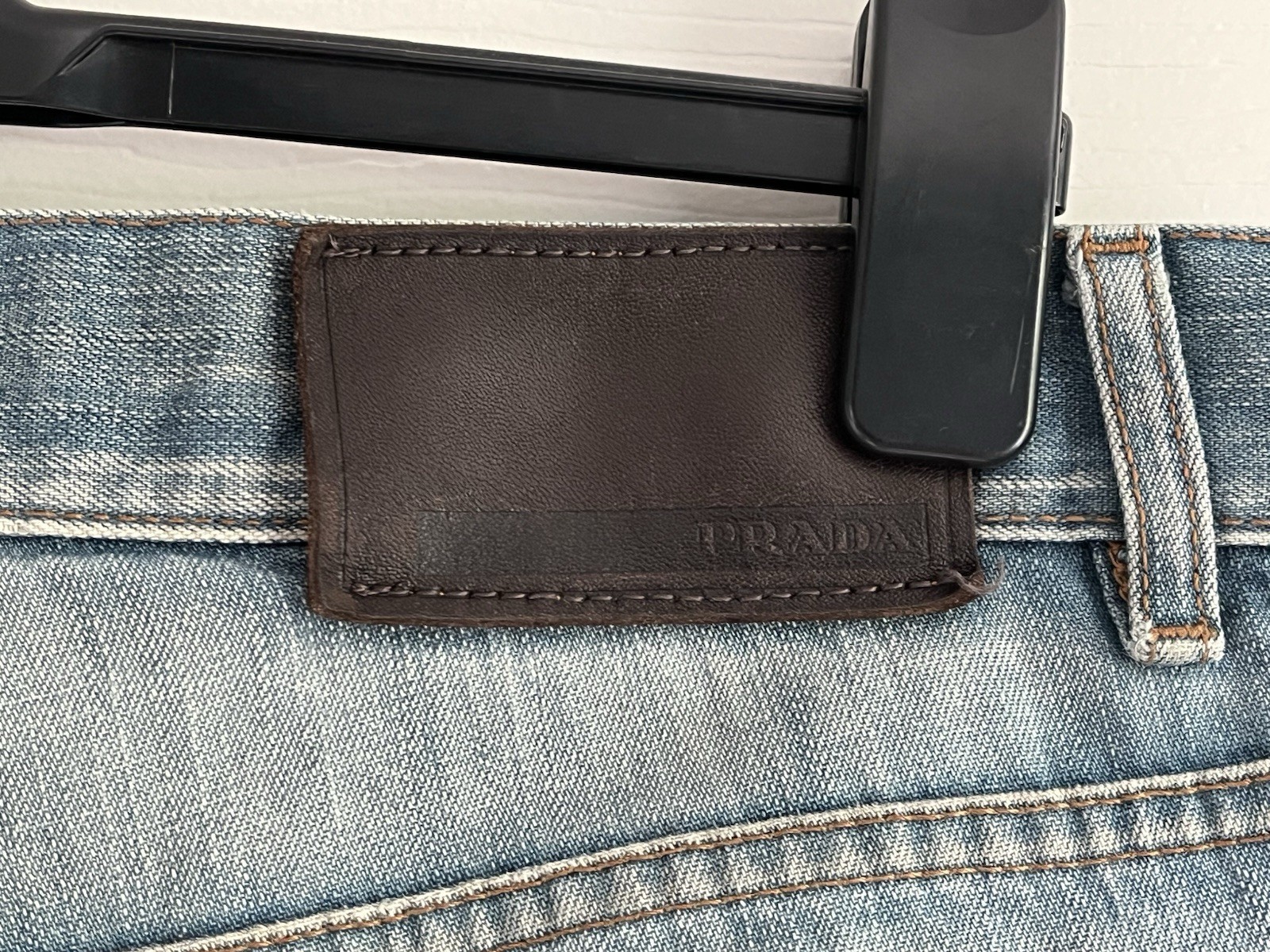 Prada Denim Blue Bermuda Shorts Size Waist 34” Mens Shorts thumbnail 12