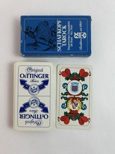 Öttinger Brauerei seltene Spielkarten F. X. Schmid Schafkopf Werbung Brauerei