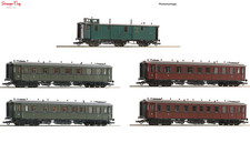 Roco KWStE Express Train Coach Set (5) I 1:87 Scale, HO Scale