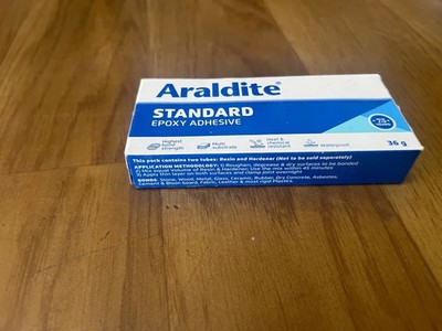 Araldite Standard Epoxy 36g Adhesive Glue Tubes Resin 20g + HARDENER 16G