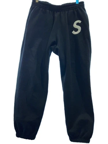 Supreme Others 24AW S LOGO SWEAT PANTALON M COTON noir occasion
