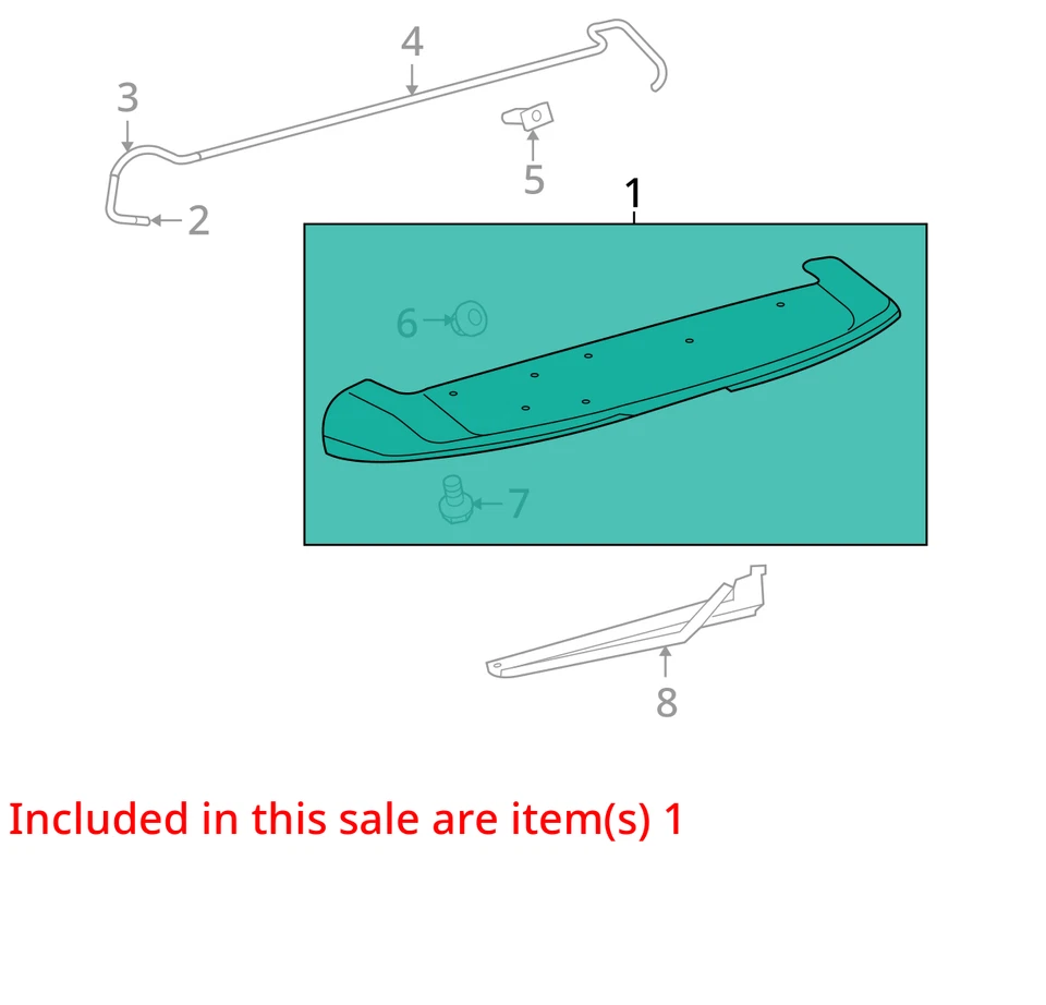Rear Spoiler Fits 10-24 4 RUNNER 3987152 Foto 3 de 4