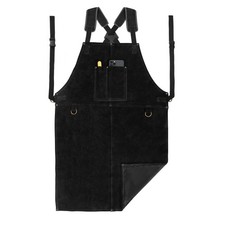 LeaSeek Leather Welding Apron, Heat Flame-Resistant Heavy Duty for Men