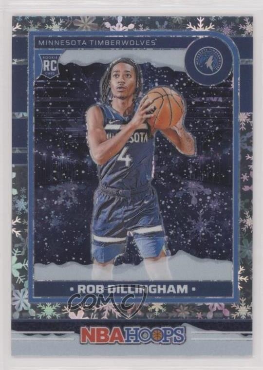 2024-25 Panini NBA Hoops Rookies Premium Winter Prizm Rob Dillingham #238 1hl9