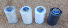 Lot 4 New Sealed COATS Mercerized Cotton Machine Quilting Thread 1200yd Size 50