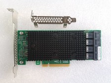 LSI 9400-16i SATA/SAS HBA Controller RAID 12 Gbps PCIe 16 Port Support NVME HDD