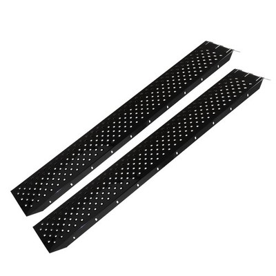 Auffahrrampe Verladerampe Motorradrampe 2x 160 cm Traglast 400 kg Stahl schwarz 