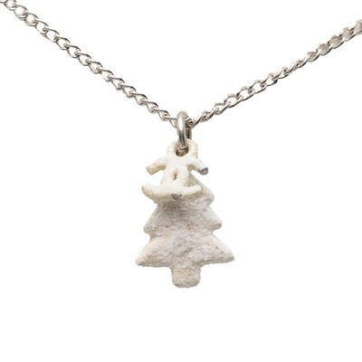 CHANEL COCO Mark Christmas Tree Motif Necklace Women 【Used】
