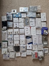 MK K1090 WHI 1 Gang Flex Outlet Plates - 2746,K5105,K3827,K4870,K3632 Brand new