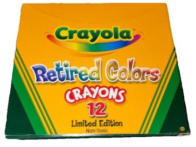 Vintage 2003 Crayola Set Of 12 Retired Colors Crayons Unused NEW