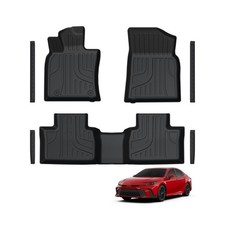 TPE Floor Mats for Toyota Camry SE/LE/XLE/XSE 2025 2026,Watertight & Easy-Clean