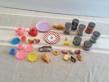 Vintage Lot of 1960s Doll Toy Food Dishes Kitchen Items from Elmar and Chadwick
