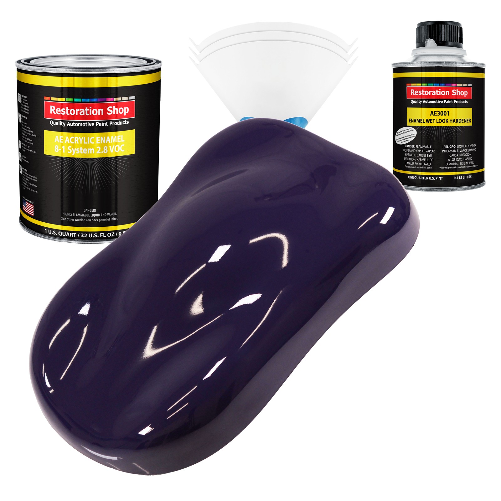 Restoration Shop Majestic Purple Acrylic Enamel Auto Paint Quart Kit