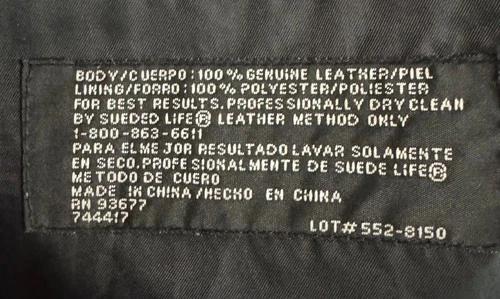 J. Ferrar Men's Black Leather Blazer Jacket 2XL Button with Front Pockets image 7