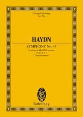 Symphonie Nr. 44 E Moll Kochfeld. I:44 Studienpartitur Orchester Haydn ''Trauer'' Ernst Eu