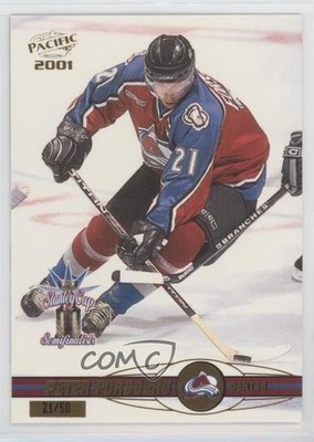 2000-01 Pacific Gold 21/50 Peter Forsberg #113 HOF 2d8