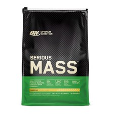 Weight Gainer Protein Powder Serious Mass 12 Pound Banana Optimum Nutrition 10.42 per gallon
