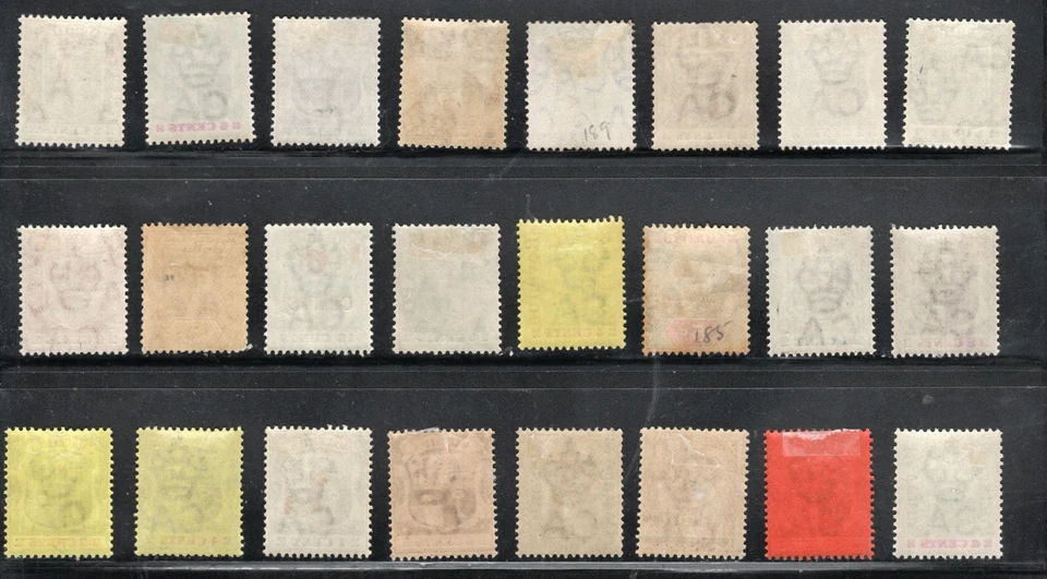 24x Mauricio como nuevo del siglo XIX y principios del XX, MLH-MNH. Foto 2 de 2