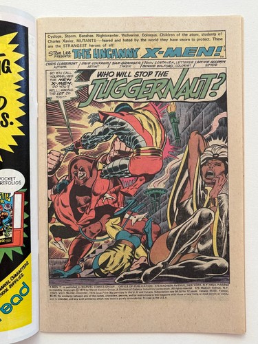 Uncanny X-Men #102 (1976) Origin of Storm High Grade micro-ticks back cover - Picture 3 of 8