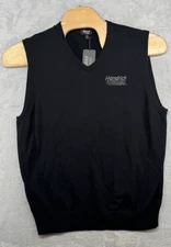 Oobe Polo Hendrick Collection Automotive Group Black Sweater Vest Men's XL NWT
