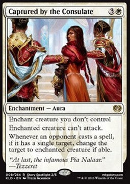 Magic/MTG Captured by the Consulate KLD-8 Rare Englisch Good Foil