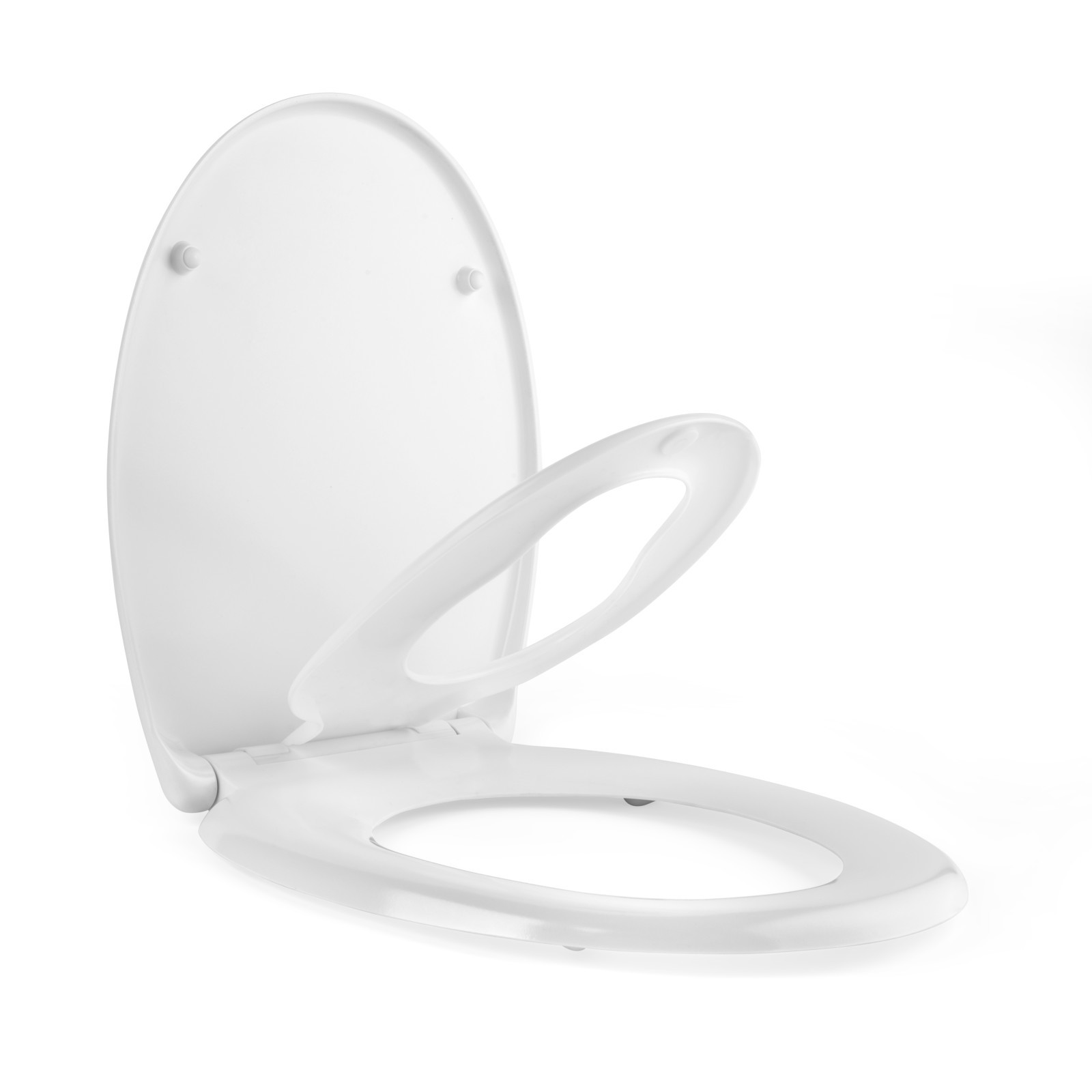 Beldray Anti-Bac Family Toilet Seat – Removable Child Seat, Soft Close, White