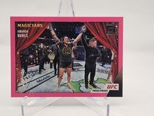 2022 Donruss UFC - Magicians Amanda Nunes #6 Press Proof Pink