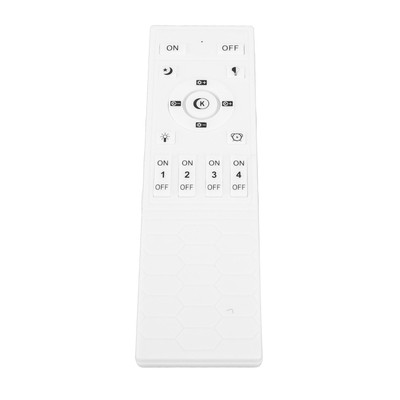 Modern LED Ceiling Light Flush Mount Round Fixture With Remote Control For