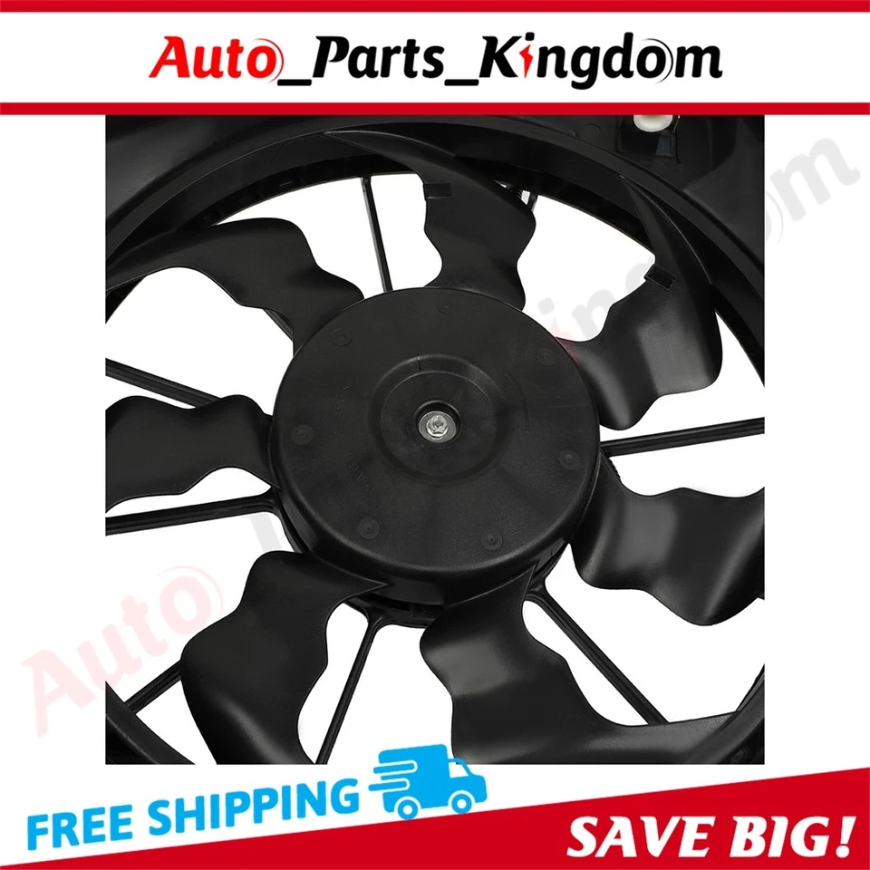 Kit de ventilador de refrigeración condensador de CA eléctrico de aluminio para Kia Soul 2014-2016 2,0 L Foto 4 de 4