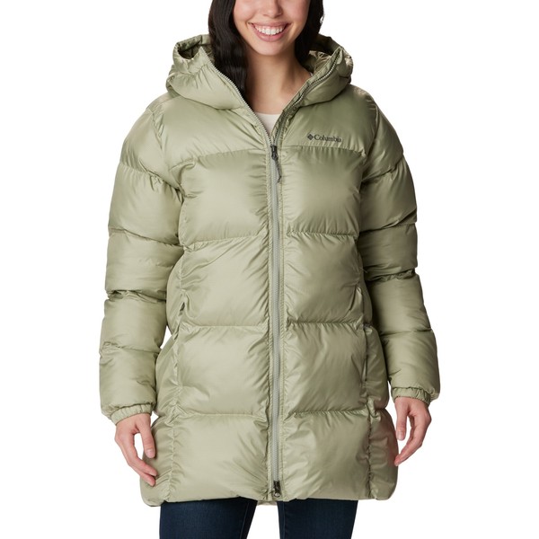 Jacken Damen, Columbia Puffect Mid Hooded Jacket, GrüN-image