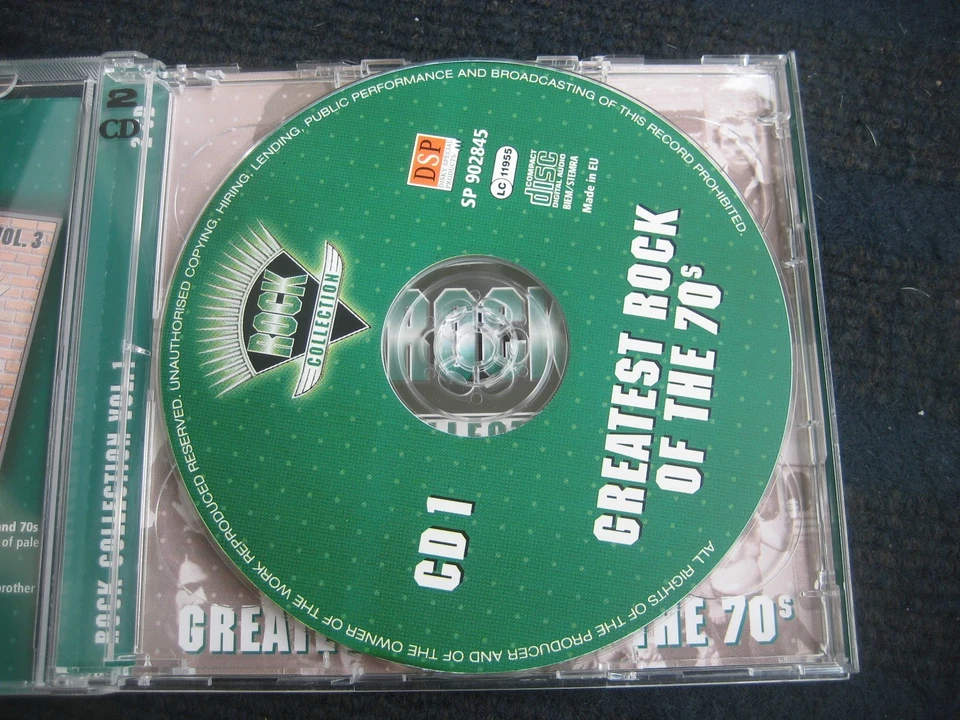 2CD  ROCK COLLECTION  Vol. 1  Greatest Rock of the 70s  Neuwertig  30 Tracks - Bild 2 von 4