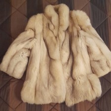 pelliccia volpe argentata