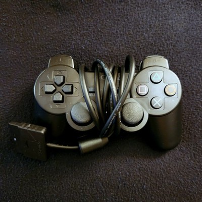 Sony PS2 BLACK Wired Controller OEM DualShock PlayStation 2 AUTHENTIC