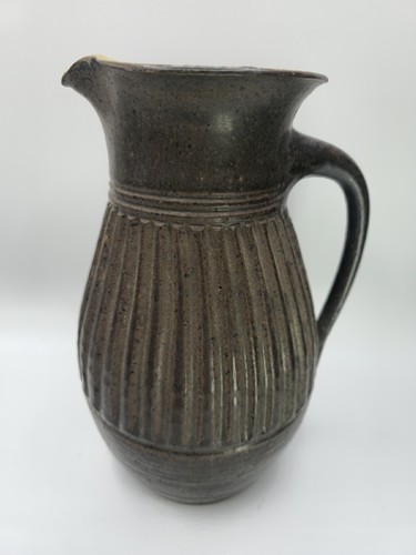 Brocca ceramica Charles Counts gres firmata 9,5 pollici - Foto 3 di 24